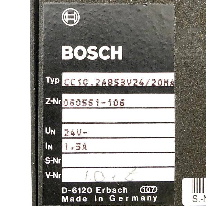BOSCH Baugruppe CC10.2ABS3V24/20MA (060561-106)