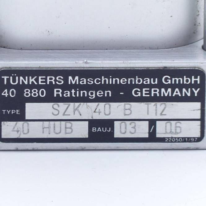 Tünkers Stiftziehzylinder 40 x 40 (SZK 40 B T12)