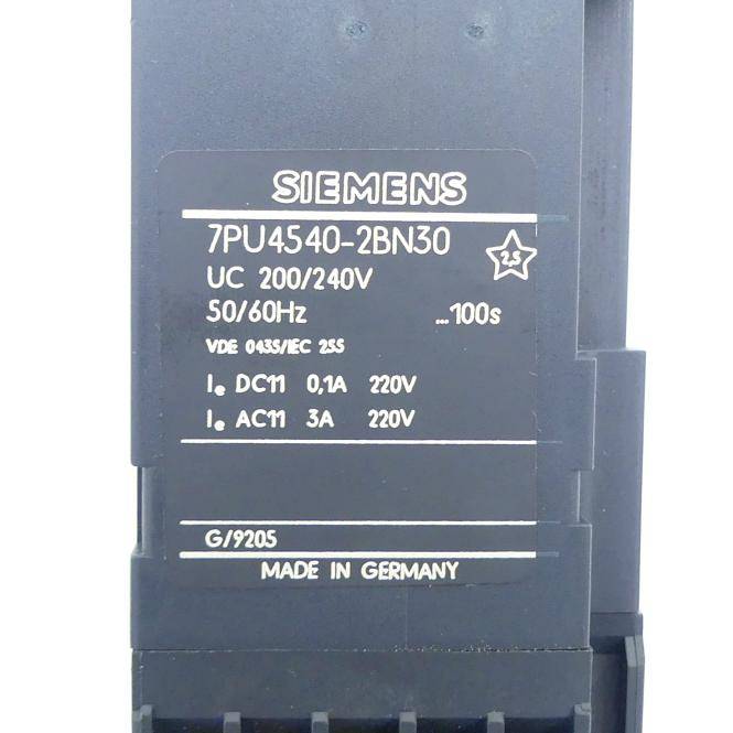 Siemens Zeitrelais 7PU 7Pu45 40-2BN30 (7PU45 40-2BN30)