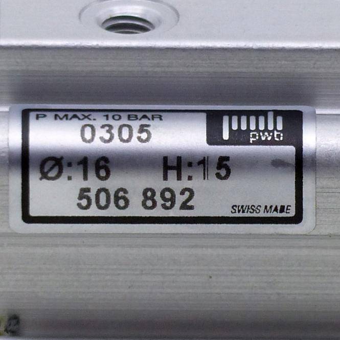 PWB Minizylinder 16 x 15 (506 892)