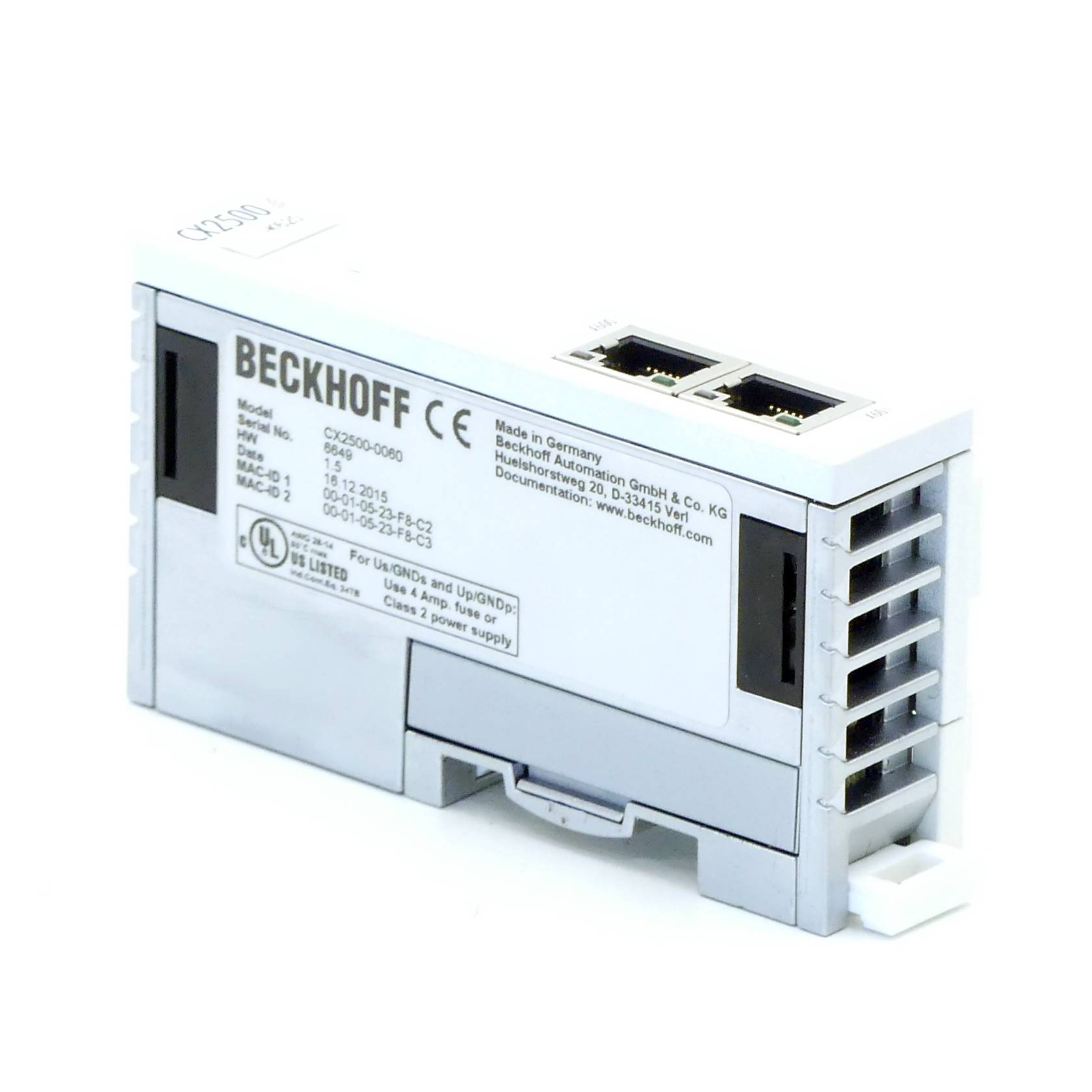 BECKHOFF Ethernetmodul (CX2500-0060)