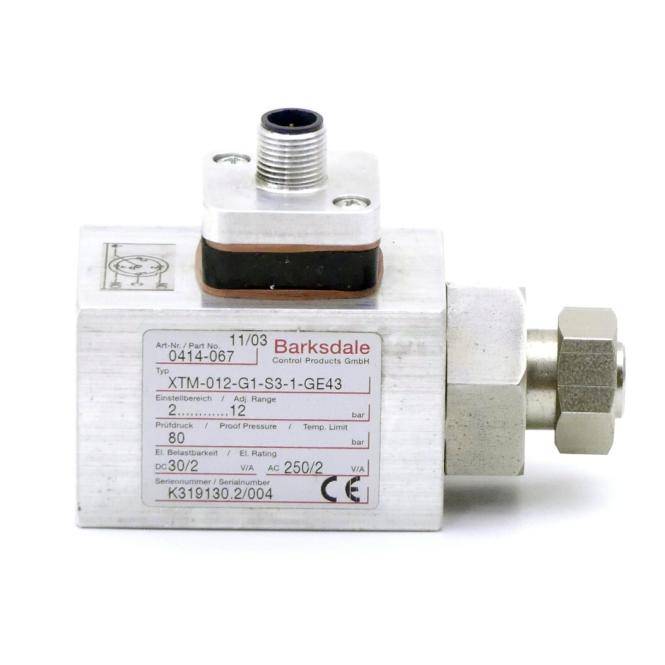 Barksdale Druckschalter XTM-012-G1-S3-1-GE43 (0414-067)