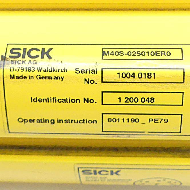 SICK Sicherheitslichtschranke M40S-025010ER0 (1004 0181)
