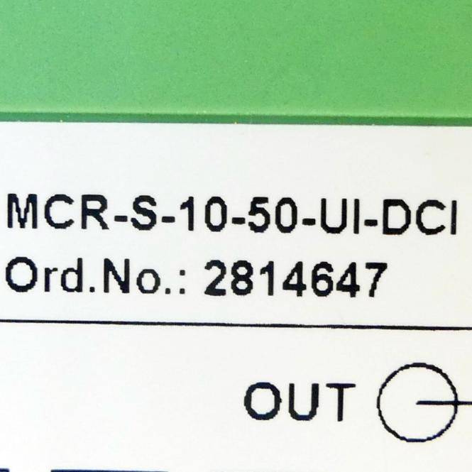 Phoenix Contact Strommessumformer MCR-S-10-50-UI-DCI (2814647)