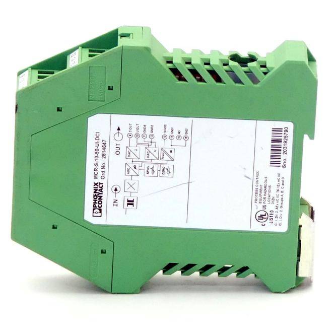 Phoenix Contact Strommessumformer MCR-S-10-50-UI-DCI (2814647)