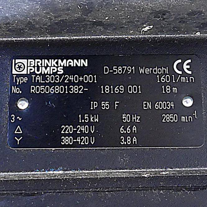 BRINKMANN PUMPS Tauchpumpe TAL303/240+001 (R0506801382)