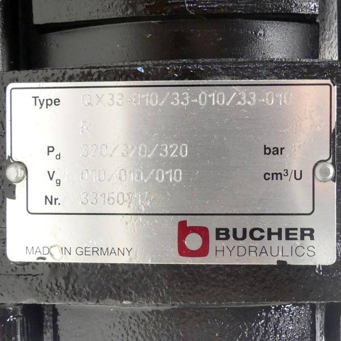 BUCHER HYDRAULICS Innenzahnrad-Pumpe (QX33-010/33-010/33-010R)