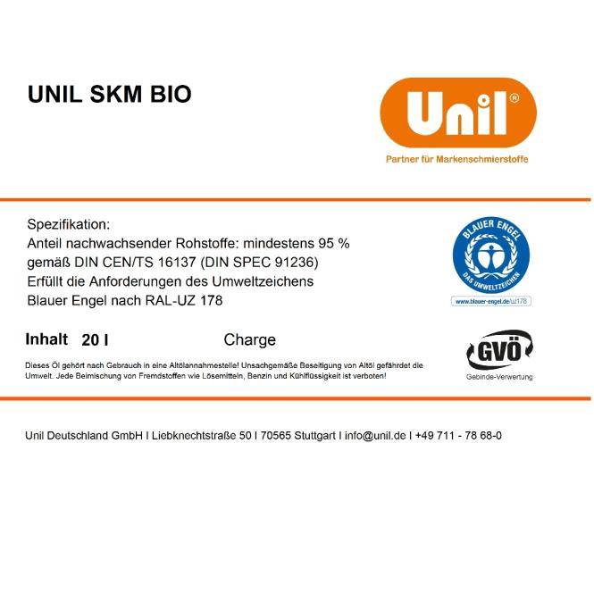 Unil Bio Sägekettenöl (Unil SKM BIO-60L)