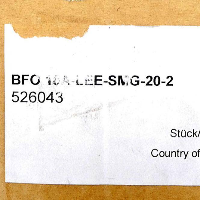 BALLUFF Lichtwellenleiter BFO 10A-LEE-SMG-20-2 (526043)