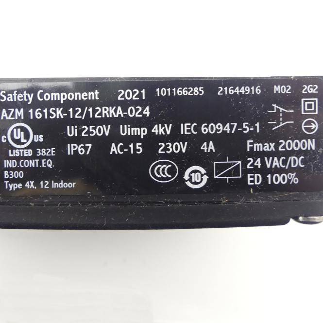 Schmersal Magnet-Verriegelungsschalter AZM 161SK-12/12RKA-024 (10116285)