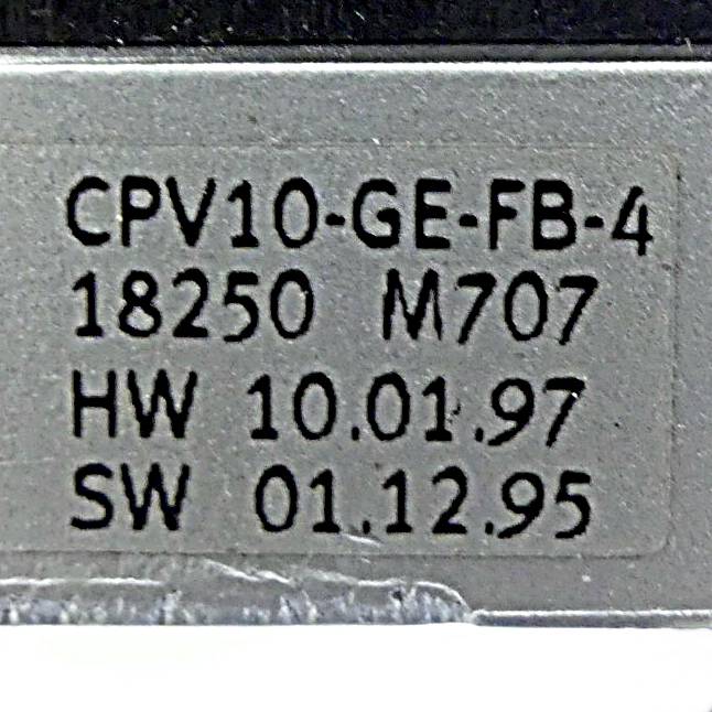 FESTO Elektrik Anschaltung CPV10-GE-FB-4 (18250)