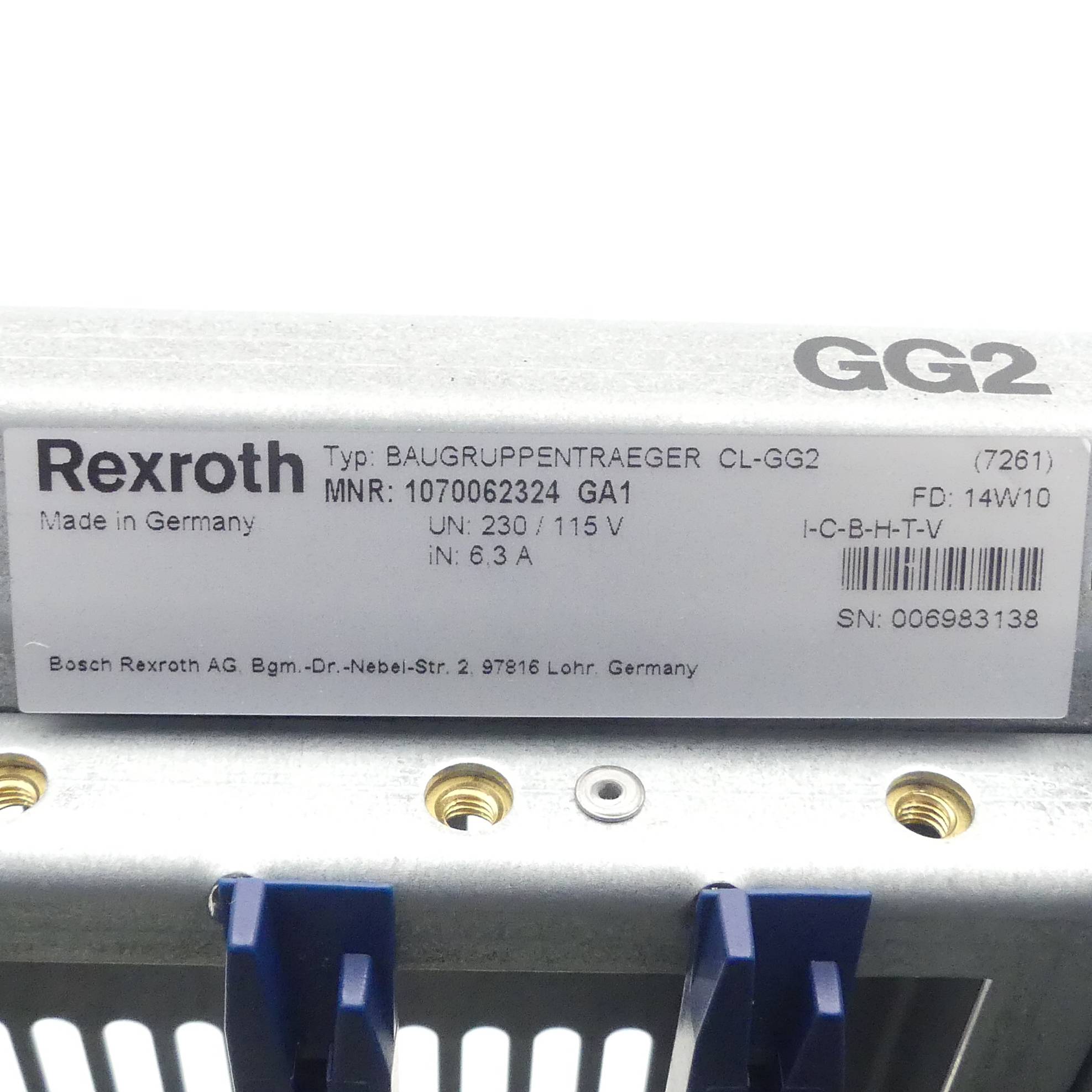 Bosch Baugruppenträger CL-GG2 (1070062324 GA1)