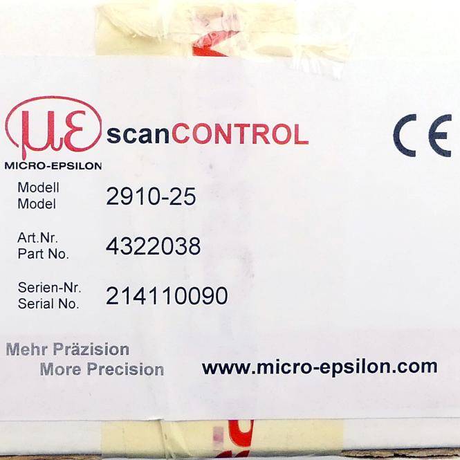 Micro-Epsilon Laser-Profil-Scanner scanCONTROL 2910-25 (4322038)