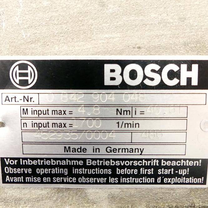 Bosch Getriebe (0 842 904 048)