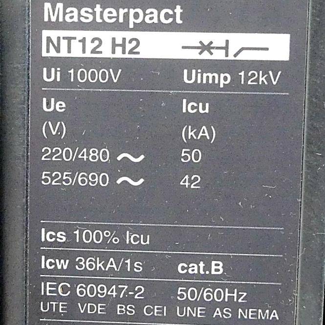Schneider Electric Elektrischer Grundschalter (Masterpact NT12 H2)