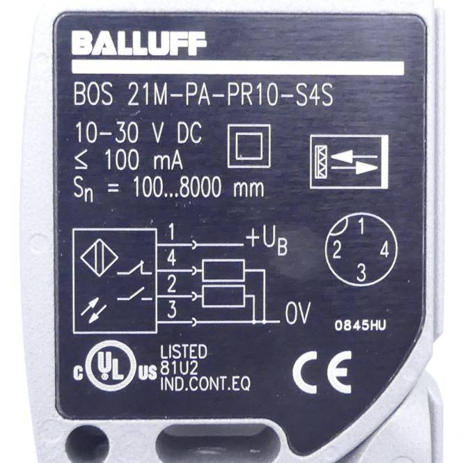BALLUFF Reflexionslichtschranke BOS00TT (BOS 21M-PA-PR10-S4S)