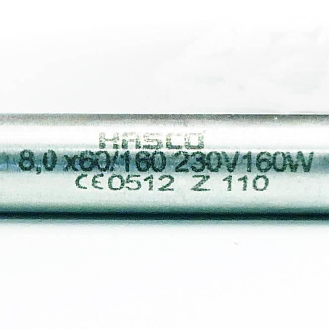 Hasco Hochleistungs-Heizpatronen mit verlängertem Anschlusskabel 8x60 / 160 (Z110 8x60 160)