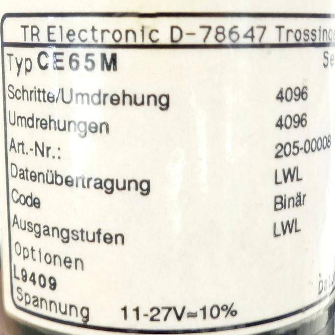 TR Electronic Drehgeber CE65M (205-00008)