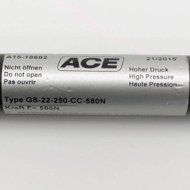 ACE Gasdruckfeder (GS-22-250-CC-580N)