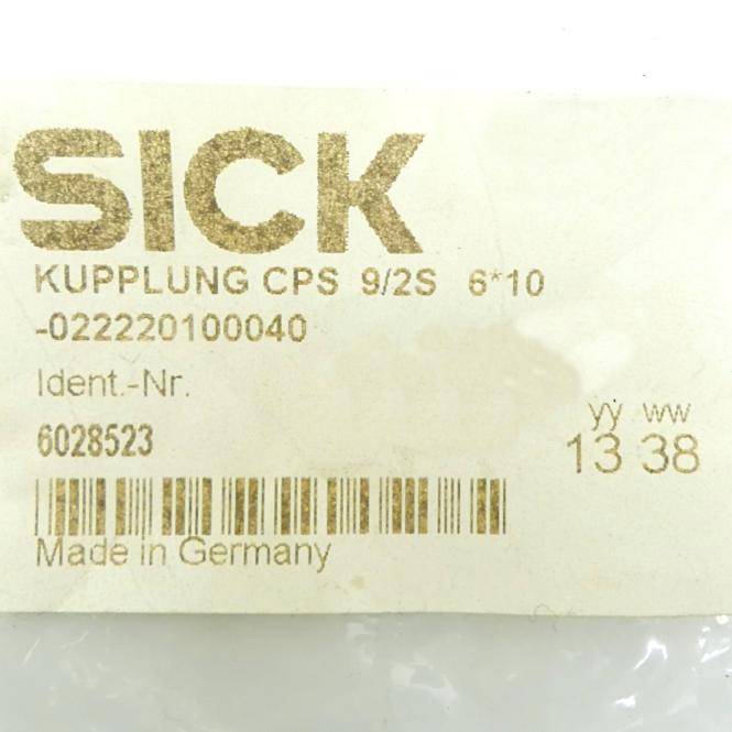 SICK Kupplung CPS 9/2S 6*10 (6028523)