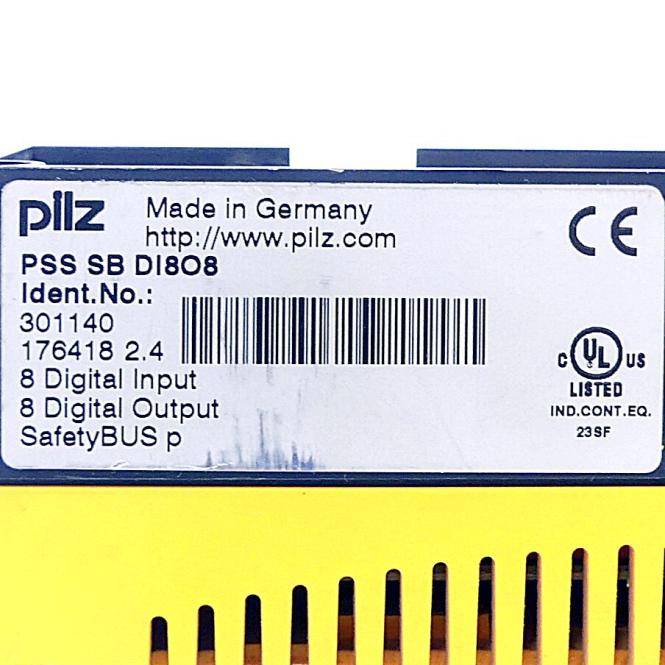 Pilz Sicherheitssteuerung PSS SB DI8O8 148 (301140)