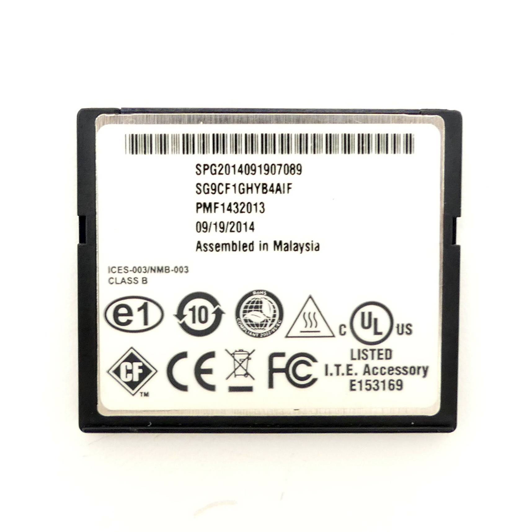 Siemens SIMOTION Drive-basierte 1 GB Compact Flash Karte D410-2 V4.4 HF6 (6AU1400-1PA23-0AA0-Z)