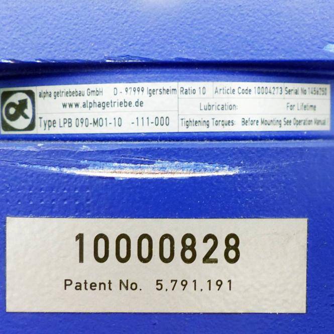 Alpha Getriebe LBP 090-M01-10-111-000 (10004273)