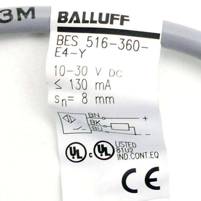 BALLUFF Induktiver Näherungsschalter (BES 516-360-E4-Y)