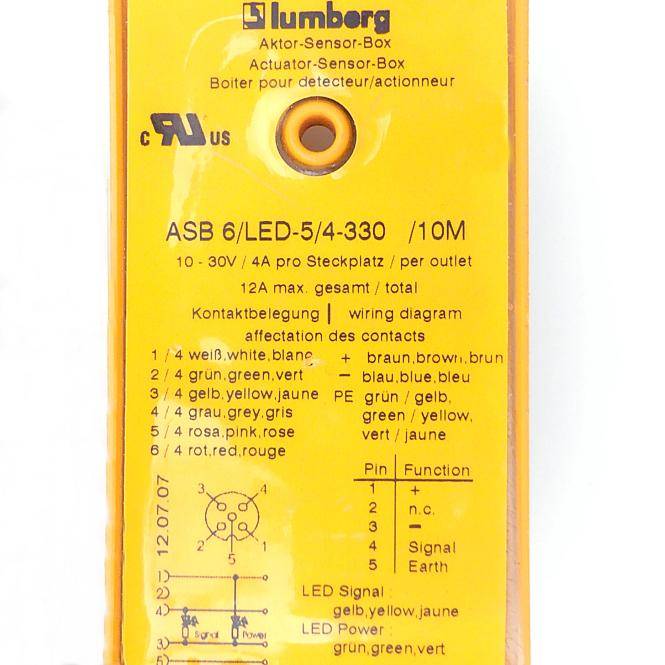 lumberg Sensor- Aktorbox (ASB 6/LED-5/4-330)