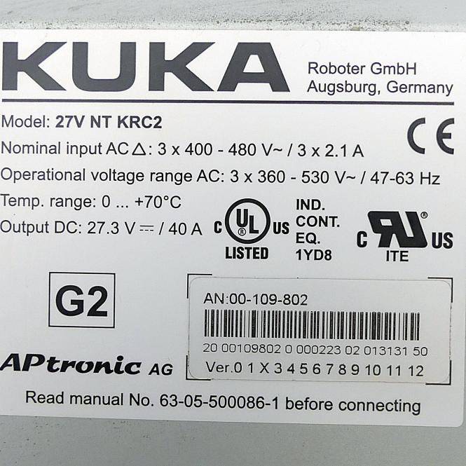 KUKA Netztteil (27V NT KRC2)