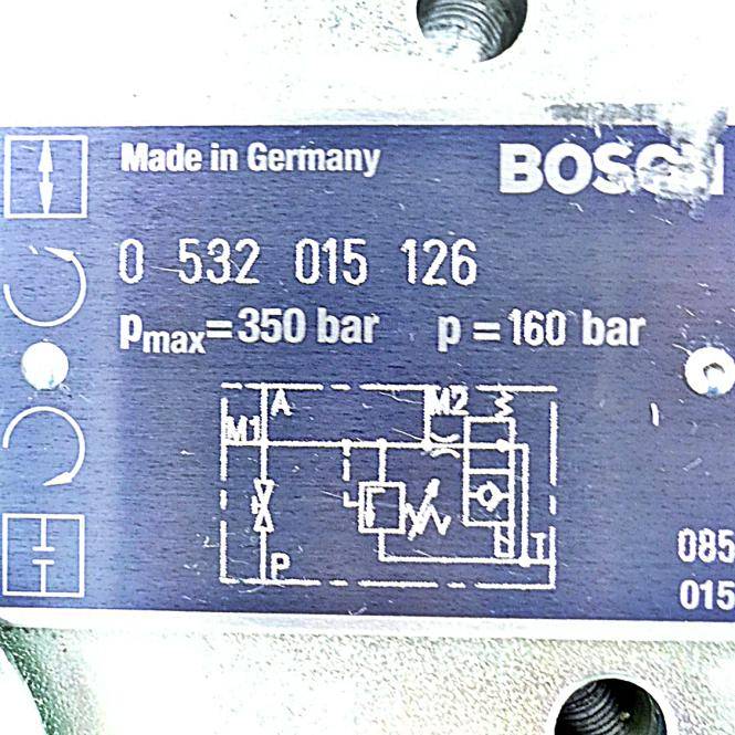 Bosch Sicherheitsblock Hydraulikventil (0 532 015 126)
