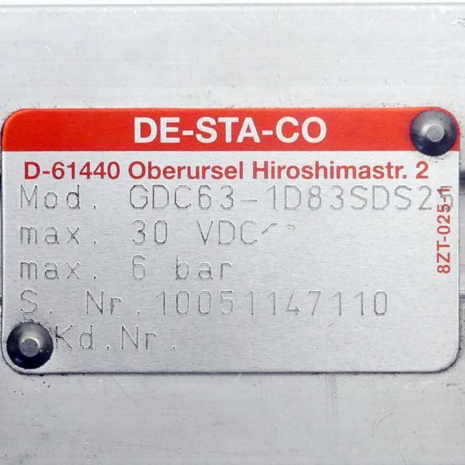 DESTACO Pneumatik Kraftspanner (GDC63-1D83SDS25)