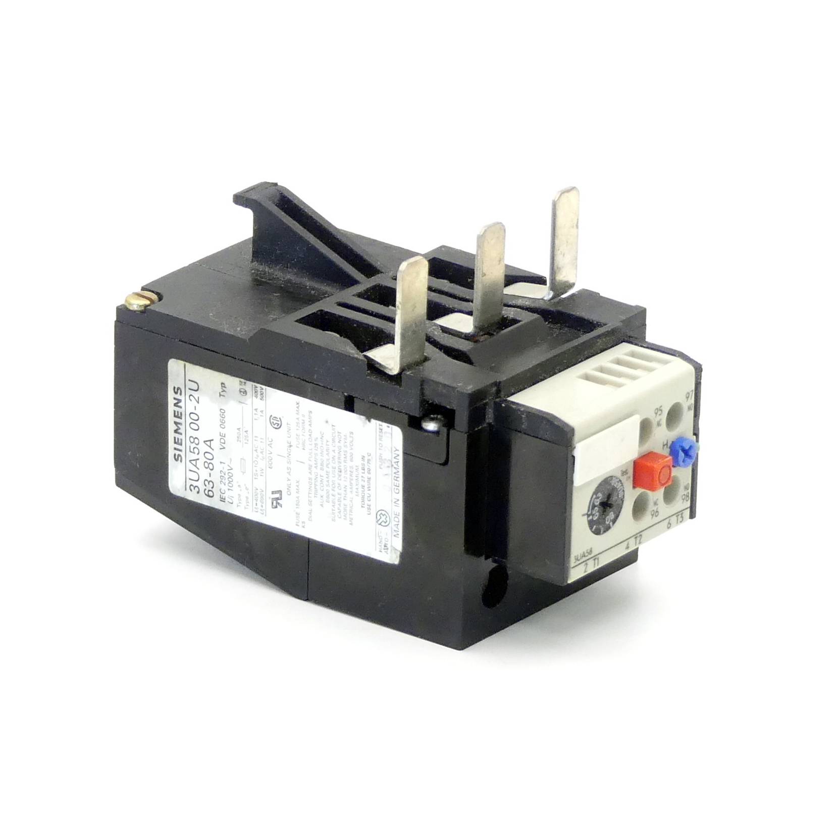 Siemens Überlastrelais (3UA54800-2U)