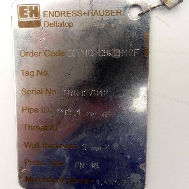 Endress+Hauser Durchflussmesseinrichtung (DPP10-C9K2A12F)