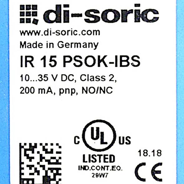 di-soric Ringsensor (IR 15 PSOK-IBS)