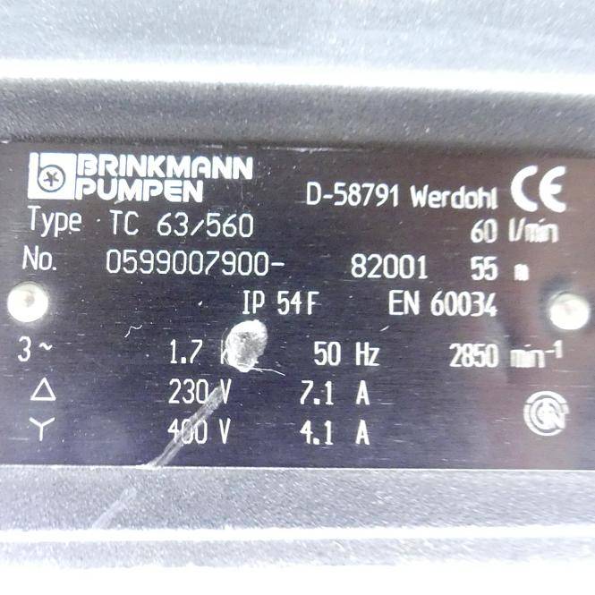 BRINKMANN PUMPS Drehstrommotor TC 63/560 (TC 63/560)