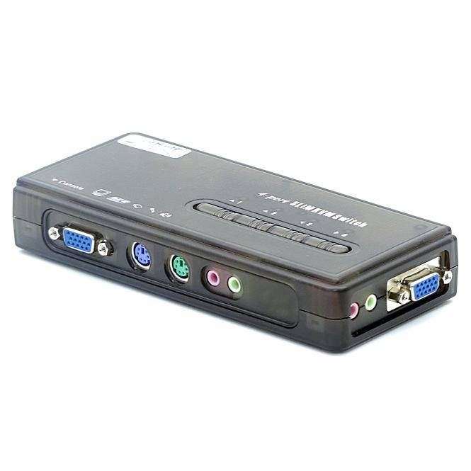 InLine 4-port SLIM KVM Switch 60614G (60614G)