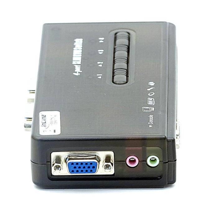 InLine 4-port SLIM KVM Switch 60614G (60614G)
