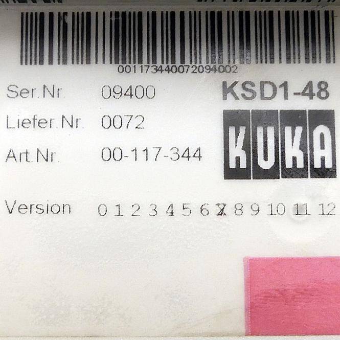KUKA Servoantrieb KSD1-48 (00-117-344)