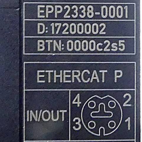 BECKHOFF EtherCAT Box 2-Port (EPP2338-0001)