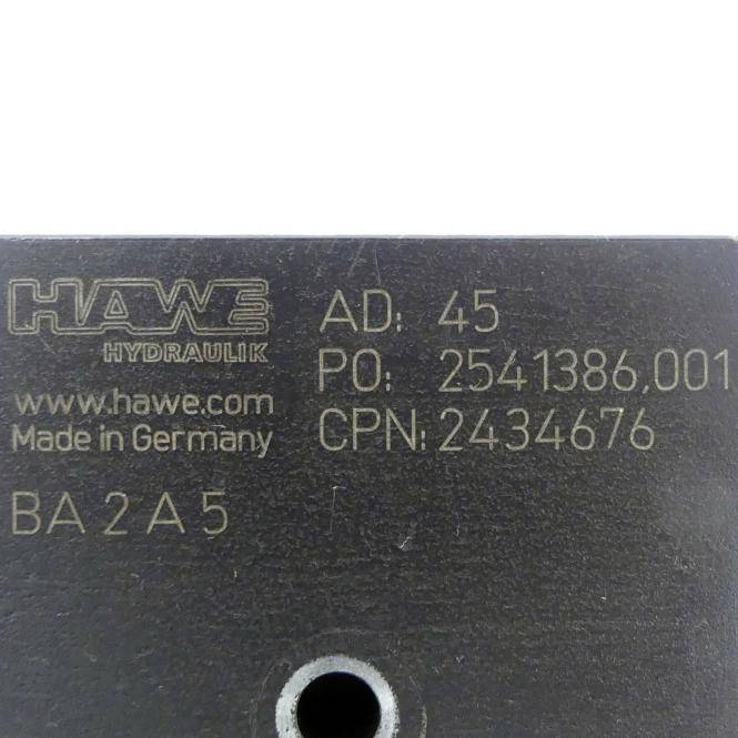 HAWE Anschlussblock (BA 2 A 5)