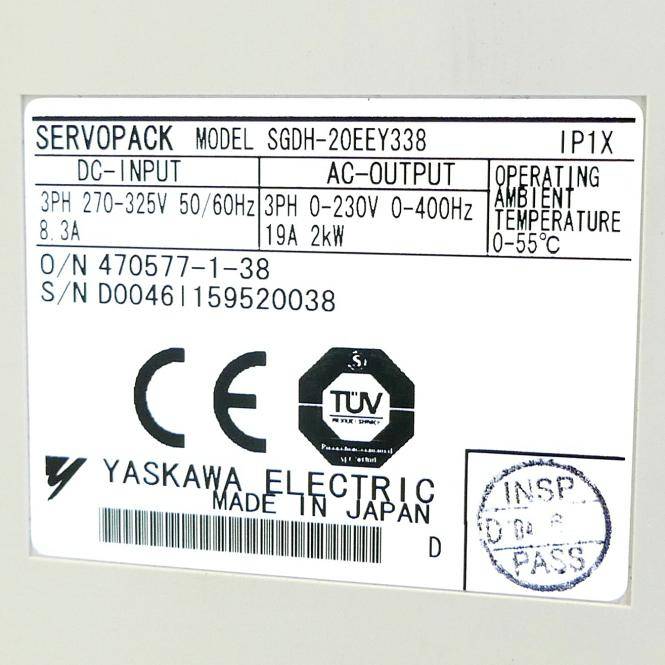 Yaskawa Servopack (SGDH-20EEY338)