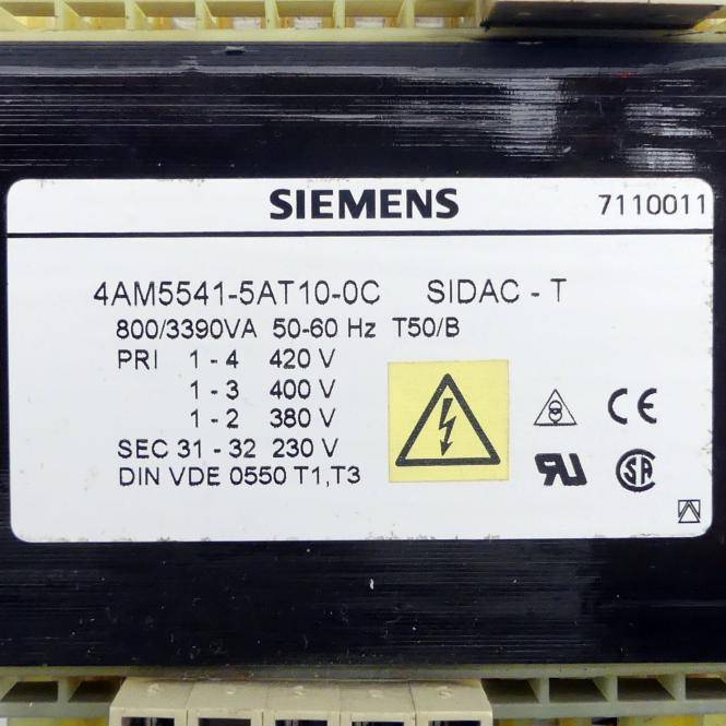 Siemens Transformator (4AM5541-5AT10-0C)