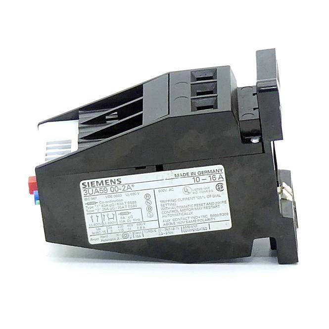 Siemens Überlastrelais 10-16A (3UA59 00-2A*)