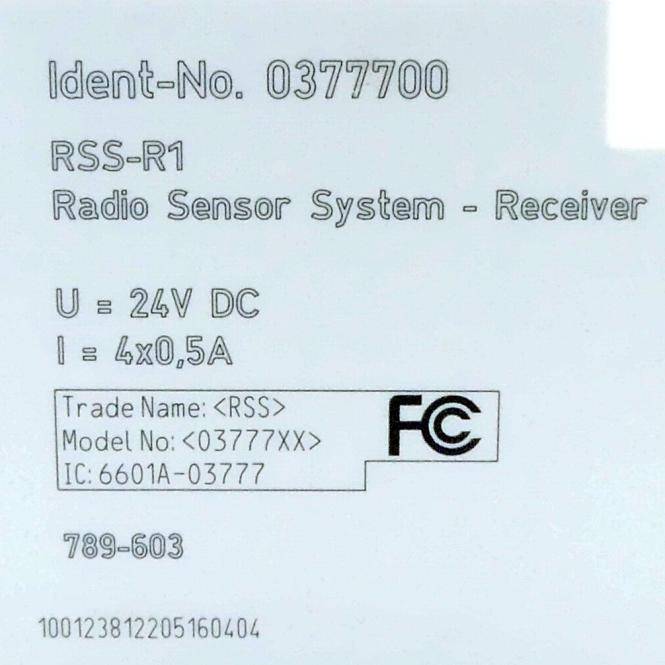 SCHUNK Radio Sensor System-Empfänger RSS-R1 (0377700)
