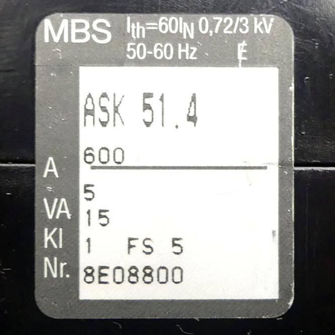 MBS Stromwandler (ASK 51.4)