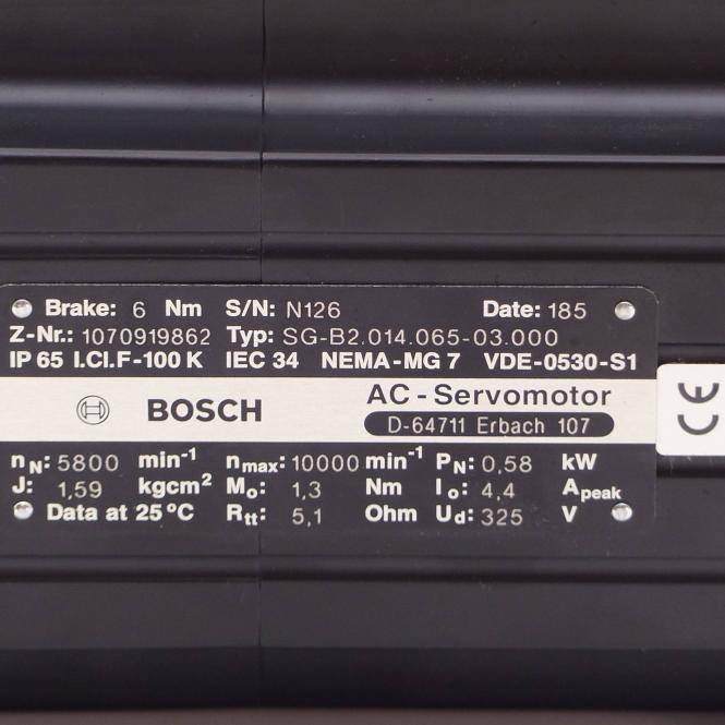 BOSCH AC Servomotor SG-B2.014.065-03.000 (1070919862)