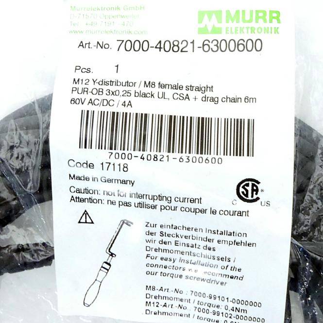 Murrelektronik Y-Verteiler (7000-40821-6300600)