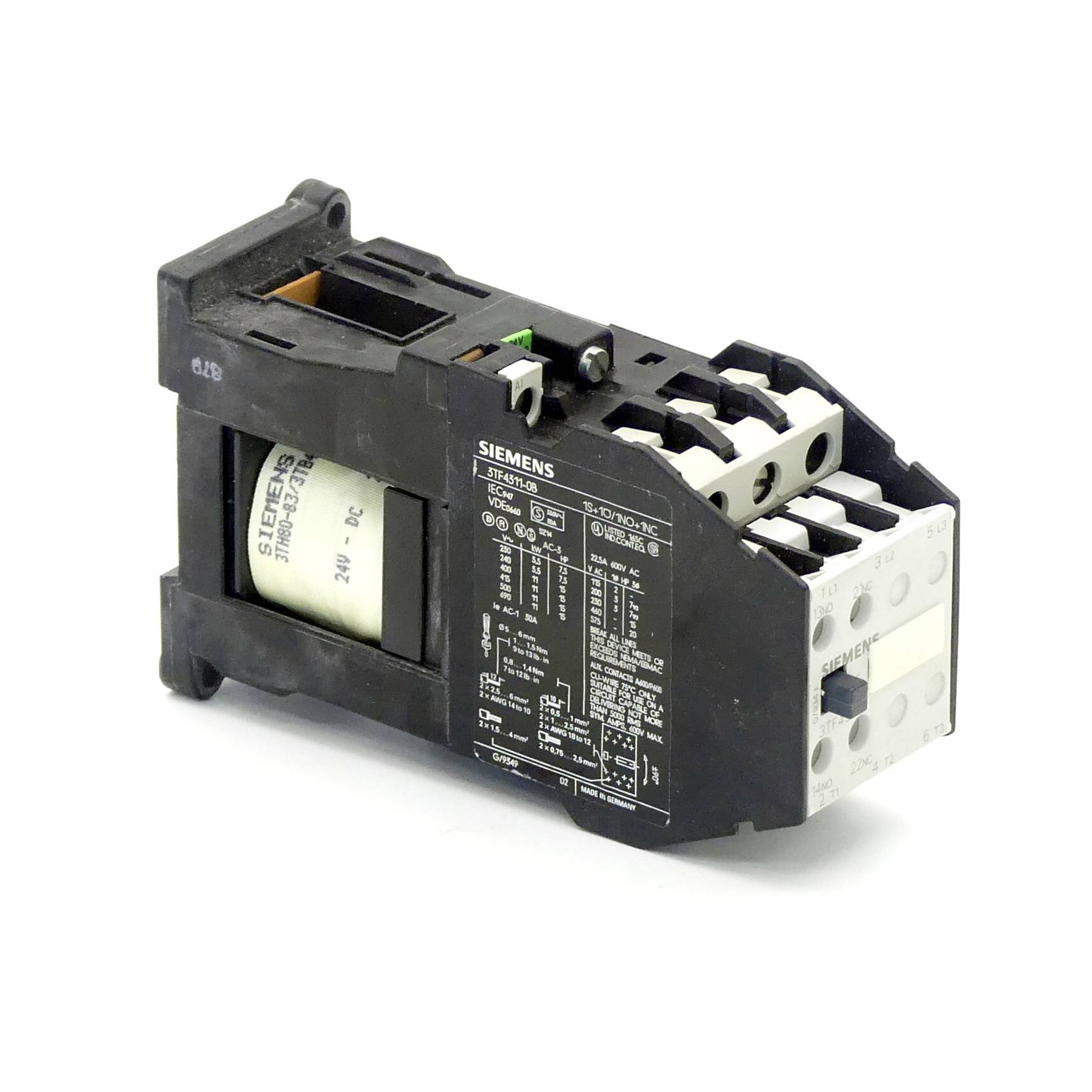 Siemens Hilfsschütz (3TF4311-0BB4)
