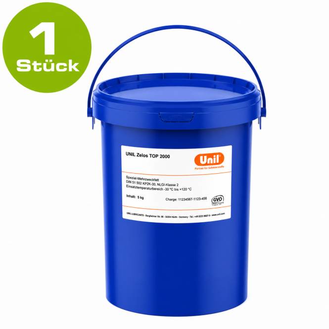 Unil Spezial-Mehrzweckfett Zelos TOP 2000 1 Stück (Unil TOP 2000-18kg)